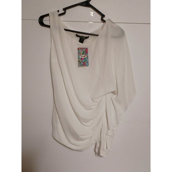 lovestitch Tops - Vintage Love Stitch Blouse Top White Size Medium Style IMPC720